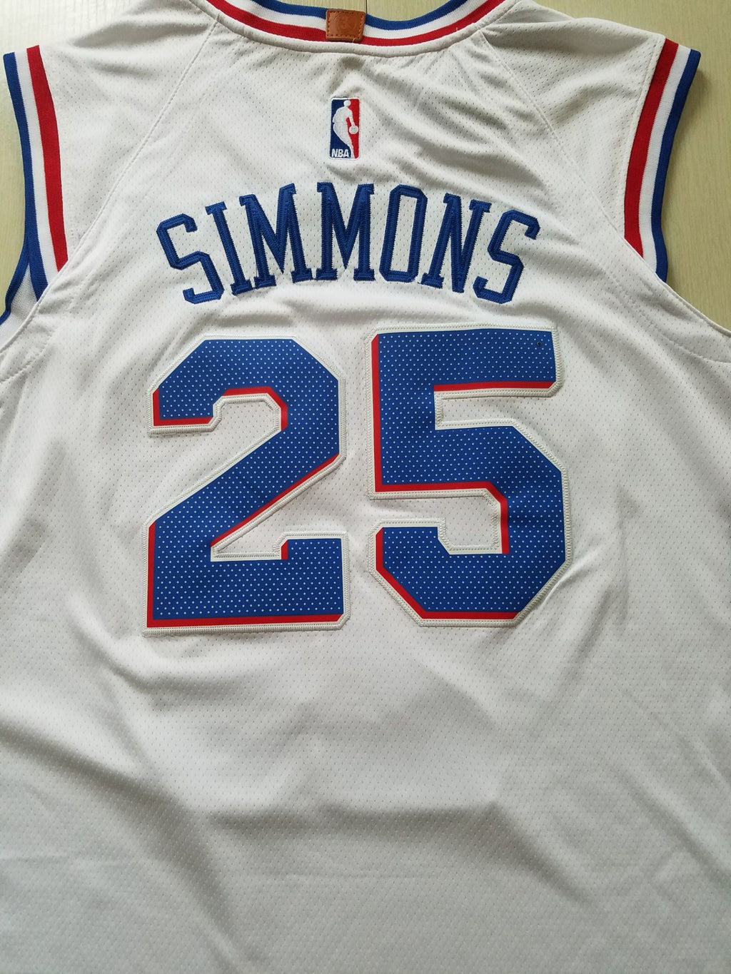 Men's Philadelphia 76ers Ben Simmons White Swingman Jersey