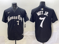 Men's Kansas City Royals Bobby Witt Jr. Black Game Player Jersey
