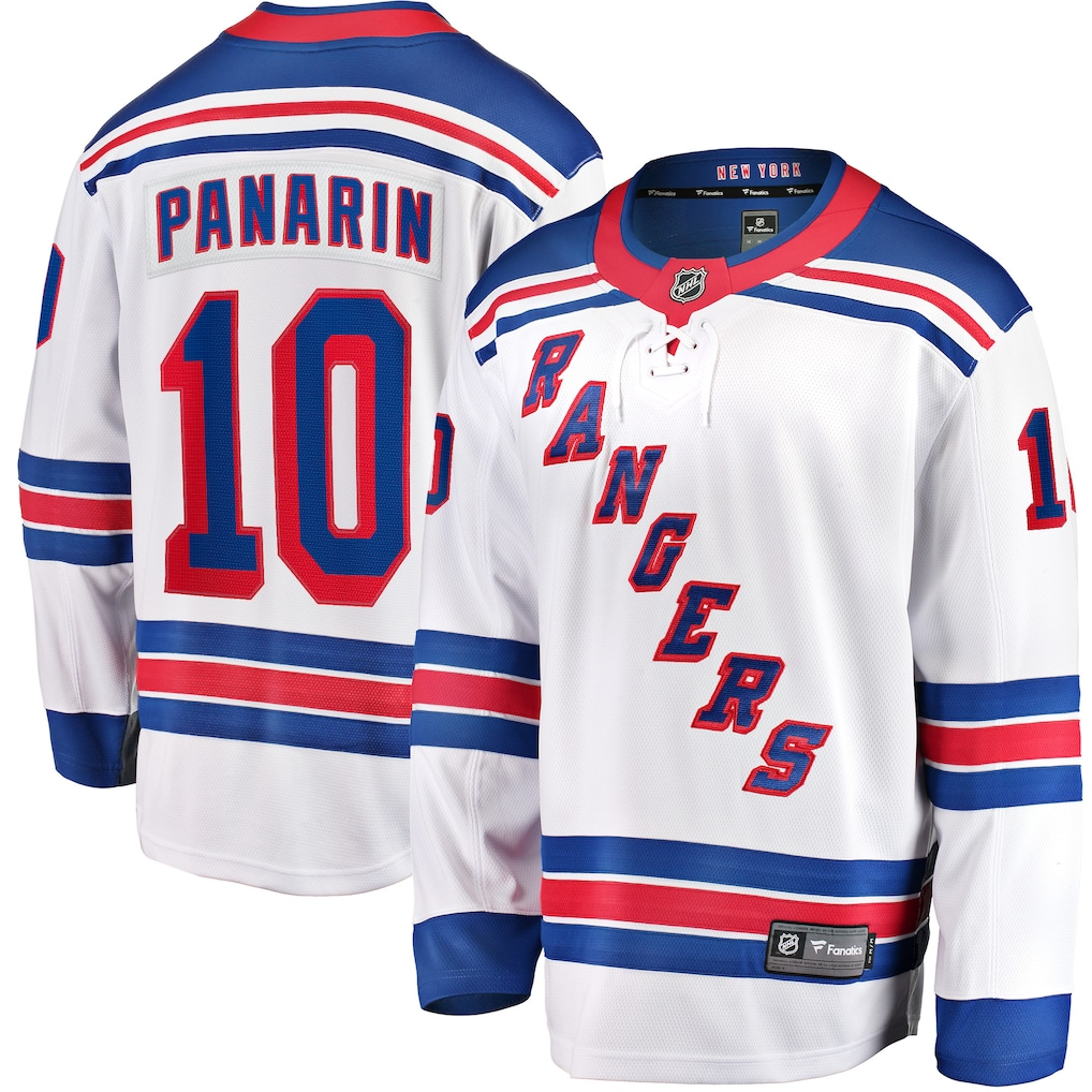 Men's New York Rangers Artemi Panarin Fanatics White Away Premium Player Jersey