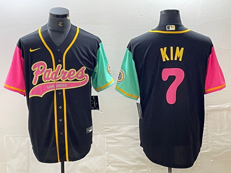 Men's San Diego Padres Ha-Seong Kim White City Connect Player Jersey Joint Edition
