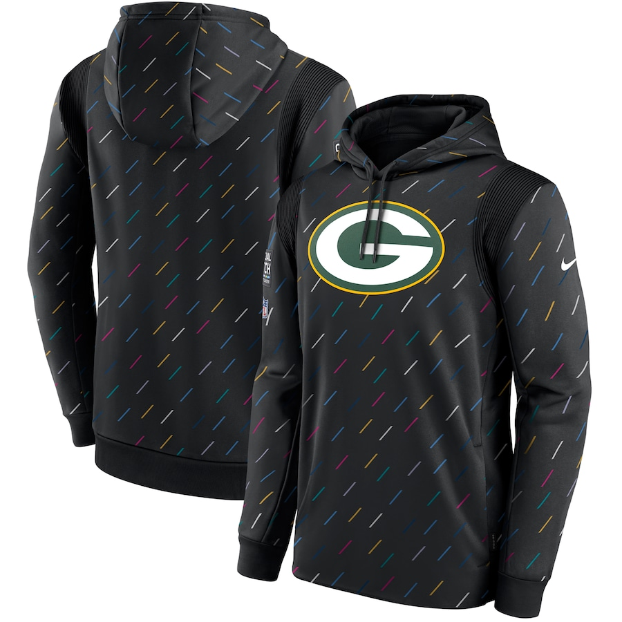 Men's Green Bay Packers 2021 Salute to Service Hoodie Black