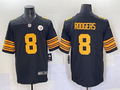 Men's Pittsburgh Steelers Aaron Rodgers Black Alternate Game Jersey