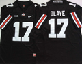 Men's Ohio State Buckeyes Chris Olave Black Player Game Jersey