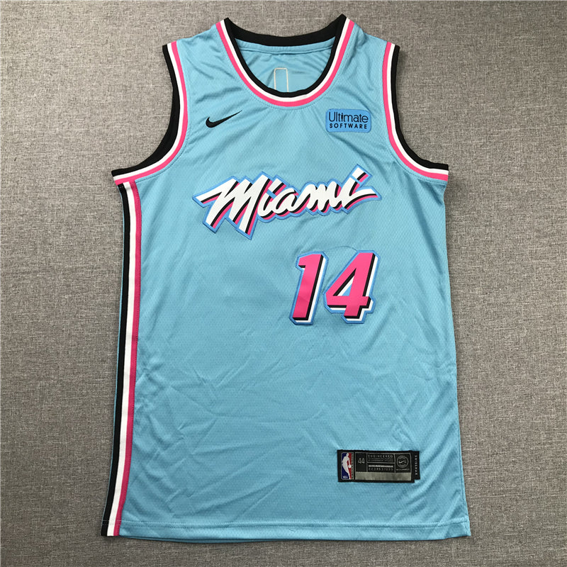 Men's Miami Heat Tyler Herro Blue 2020/21 Swingman Jersey