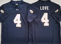 Men's Norte Dame Fighting Irish Jeremiyah Love Navy Game Jersey