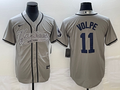 Men's New York Yankees Anthony Volpe Gray Player Jersey Joint Edition