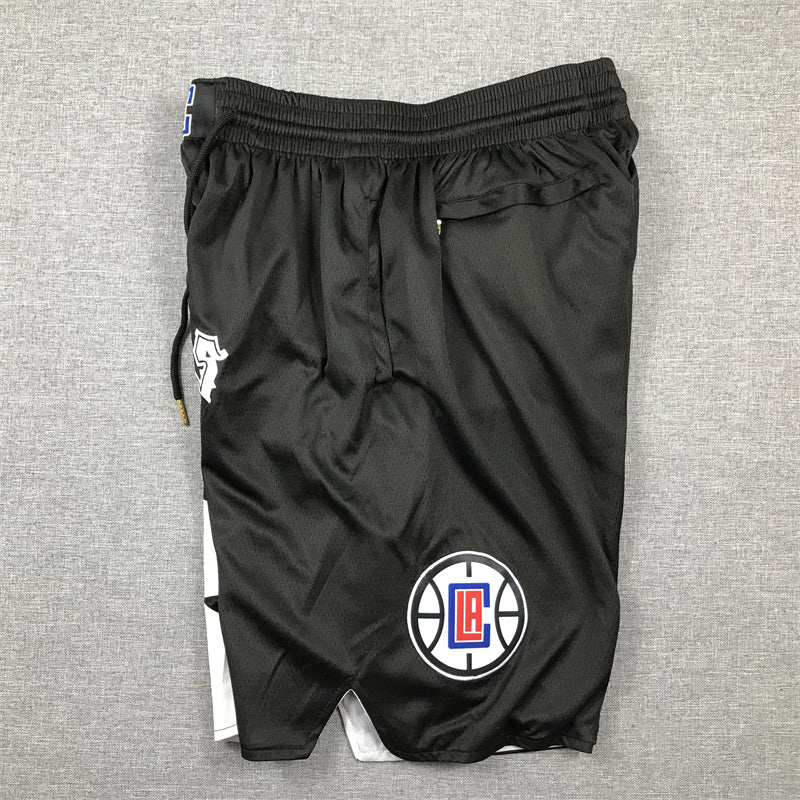 Men's LA Clippers Black Statement Edition Pocket Shorts