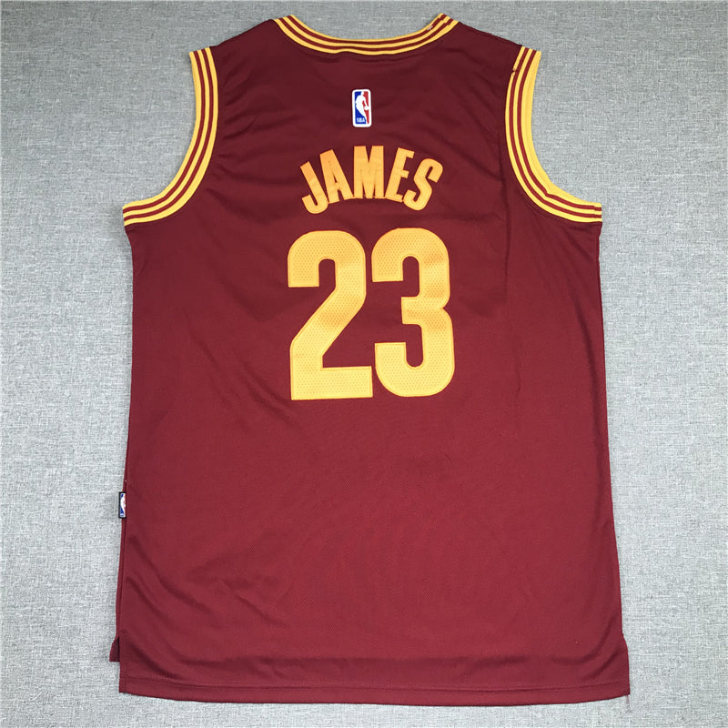 Men's Cleveland Cavaliers LeBron James Red Swingman Fashion Jersey