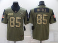 Men's San Francisco 49ers George Kittle Brown Authentic Game Jersey