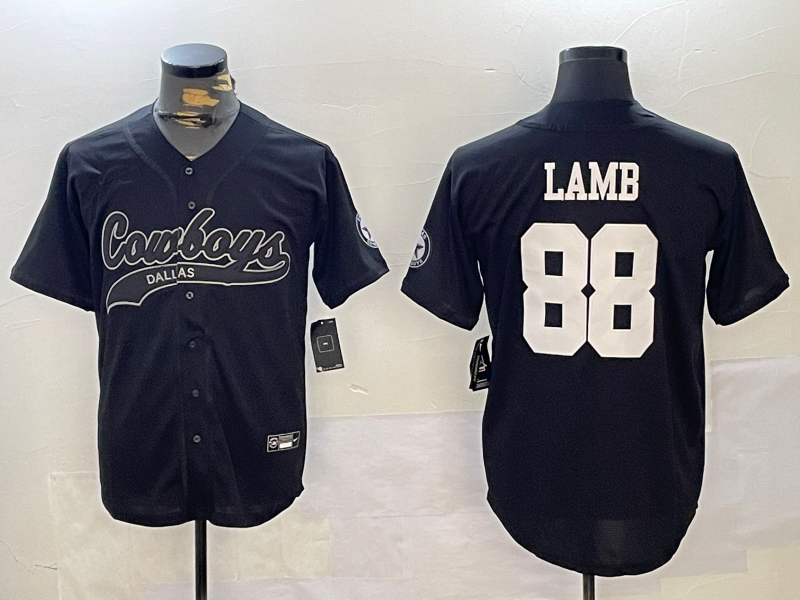 Men's Dallas Cowboys CeeDee Lamb Black Alternate Player Jersey