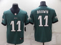 Men's Philadelphia Eagles A.J. Brown Midnight Green Player Game Jersey