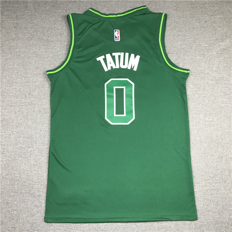 Men's Boston Celtics Jayson Tatum Green Swingman Player Jersey