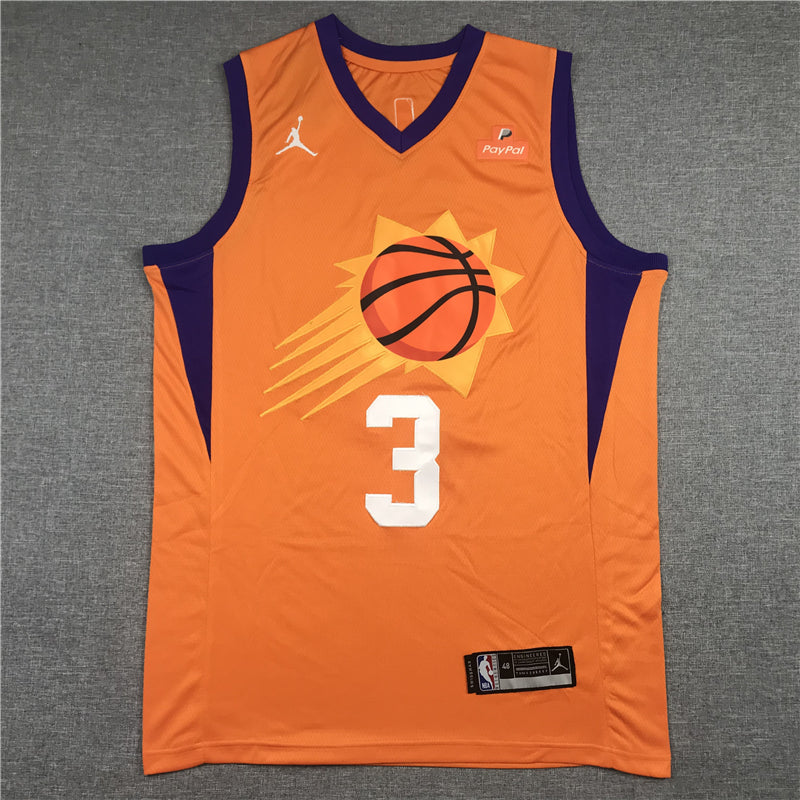 Men's Phoenix Suns Chris Paul Orange Fast Break Team Replica Jersey