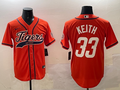Men's Detroit Tigers Colt Keith Orange Replica Player Jersey