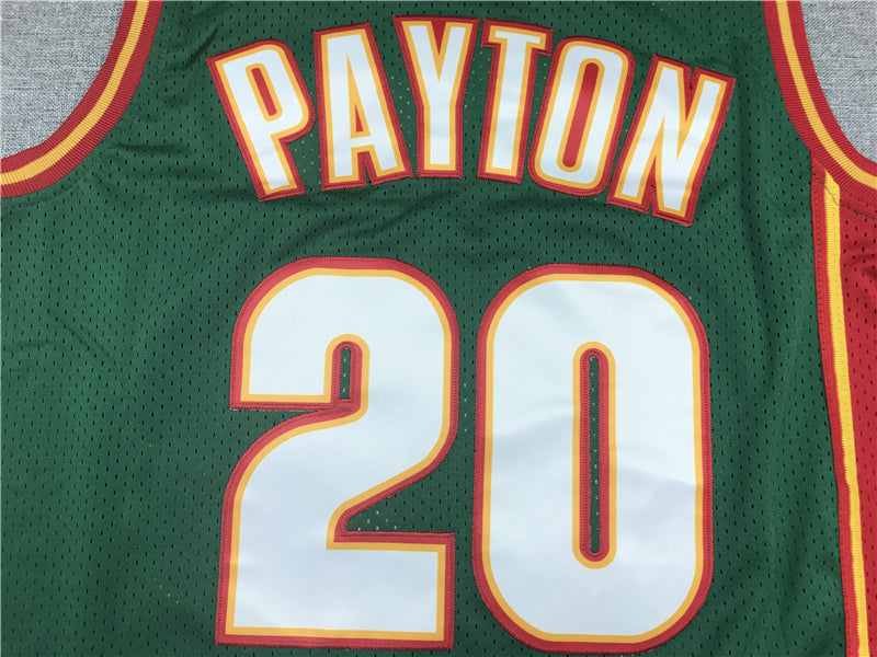 Men's Seattle Supersonics Gary Payton Green Swingman Player Jersey
