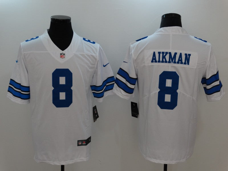 Men's Dallas Cowboys Troy Aikman White Game Jersey
