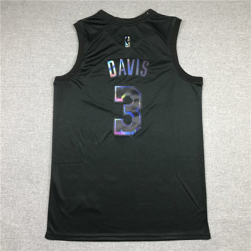 Men's Los Angeles Lakers Anthony Davis Black Swingman Player Jersey