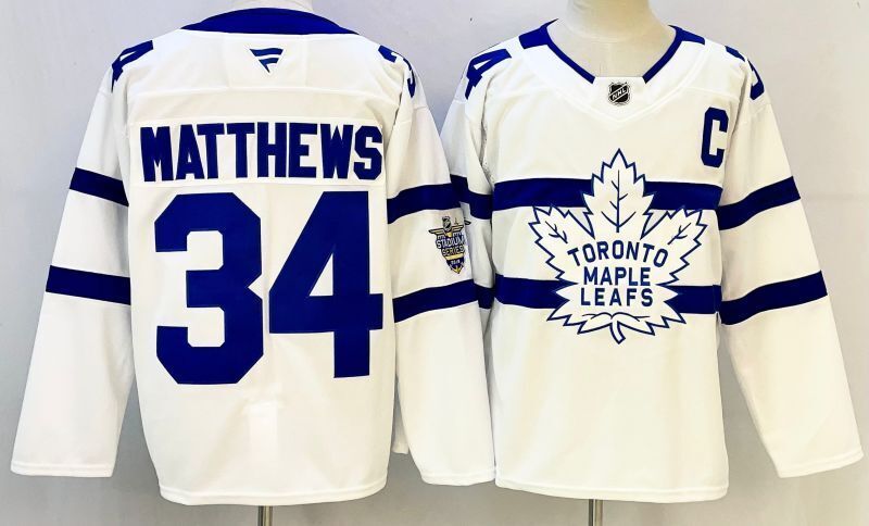 Men's Toronto Maple Leafs Auston Matthews Fanatics White Player Game Jersey