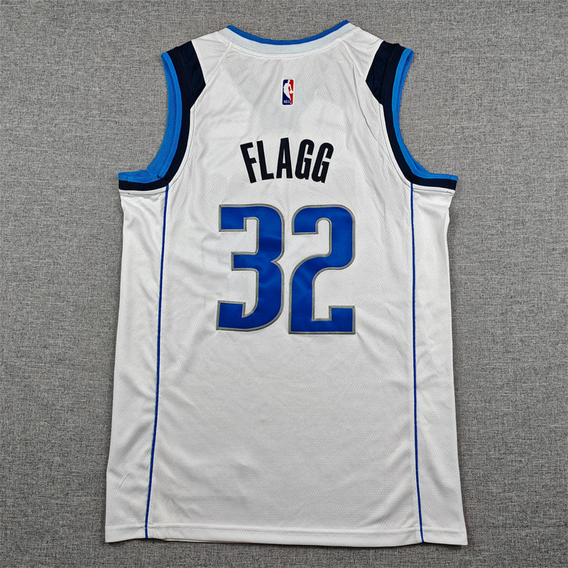 Men's Dallas Mavericks Cooper Flagg White 2025 NBA Draft First Round Pick Swingman Jersey - Association Edition
