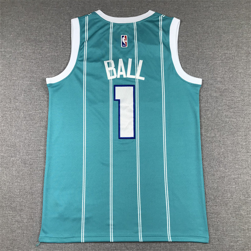 Men's Charlotte Hornets LaMelo Ball Teal 2022/23 Swingman Jersey - Icon Edition