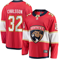 Men's Florida Panthers Lucas Carlsson Red Player Jersey