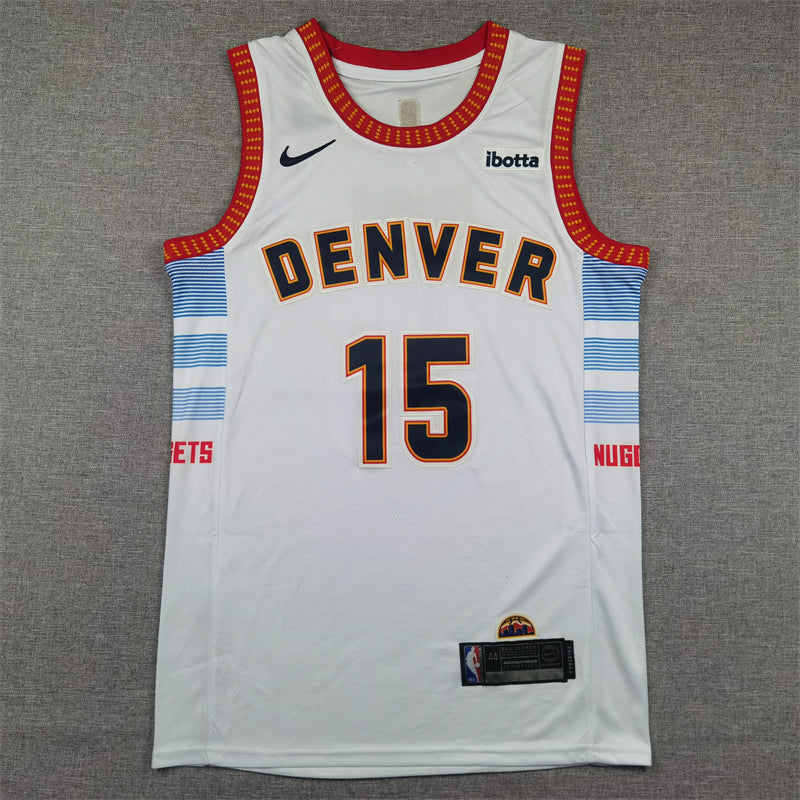 Men's Denver Nuggets Nikola Jokic Silver 2022/23 Swingman Jersey - City Edition