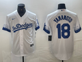 Men's Los Angeles Dodgers Yoshinobu Yamamoto White Replica Player Jersey