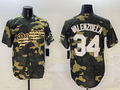 Men's Los Angeles Dodgers Fernando Valenzuela Camouflage Game Jersey