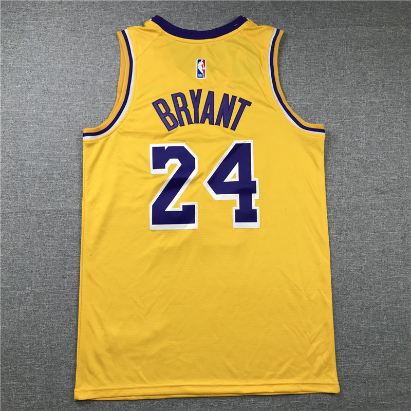 Men's Kobe Bryant Los Angeles Lakers NBA Classics Retro Jersey - Yellow