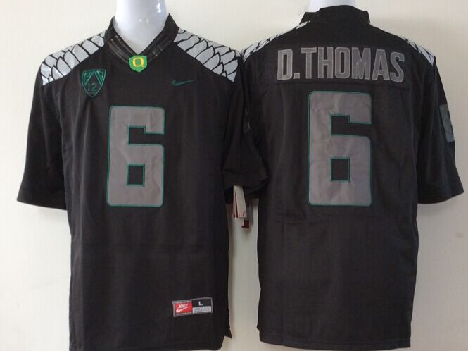 Men's Oregon Ducks De'Anthony Thomas Black Player Game Jersey