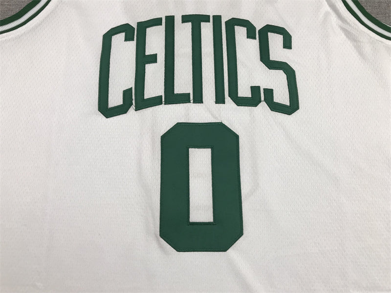 Men's Boston Celtics Jayson Tatum NBA White Swingman Jersey