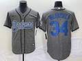 Men's Los Angeles Dodgers Fernando Valenzuela Gray Game Jersey Joint Edition