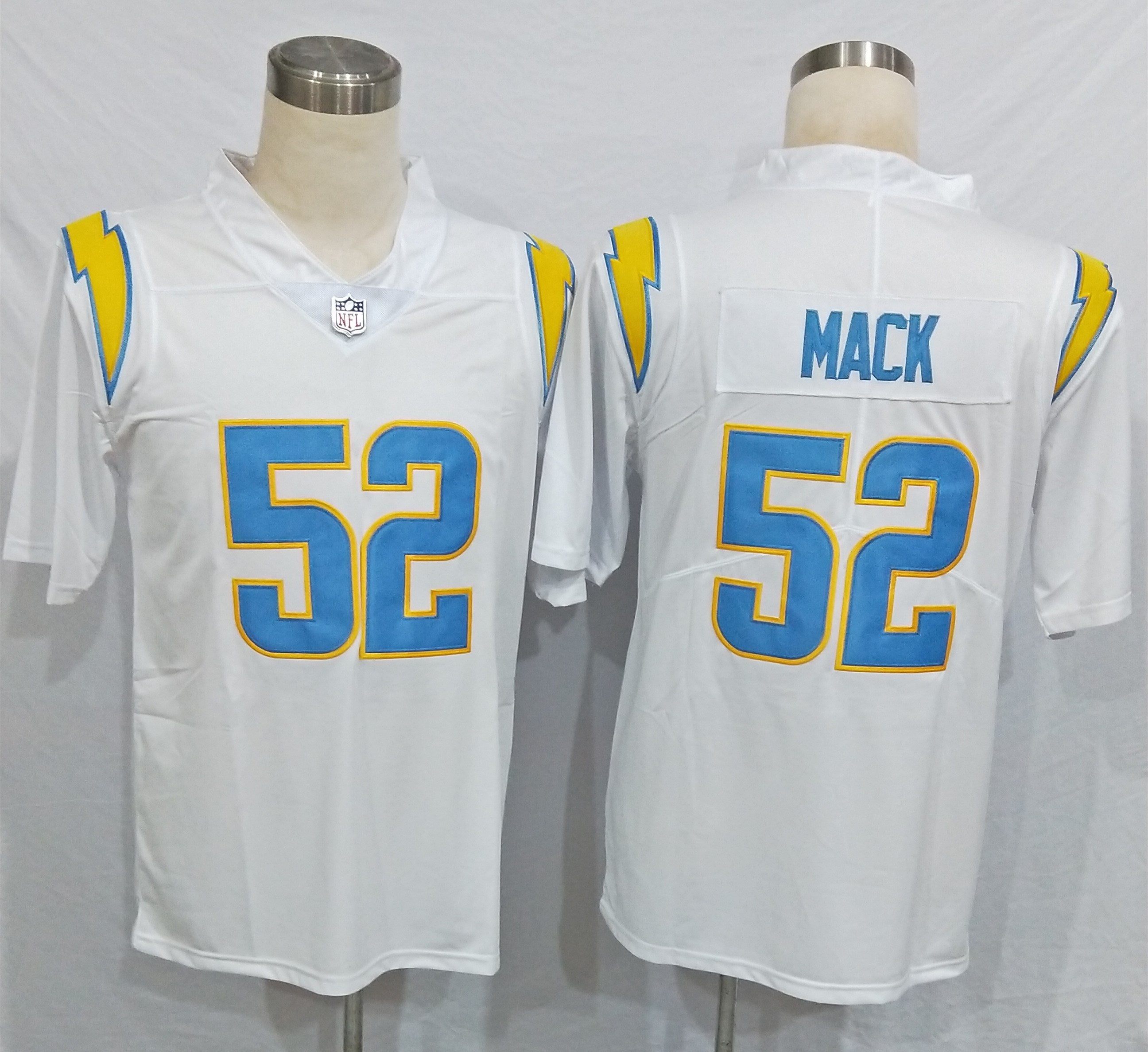 Men's Los Angeles Chargers Khalil Mack White Game Jersey