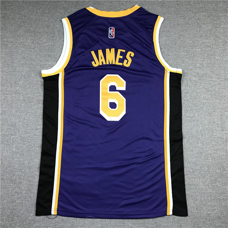 Men's Los Angeles Lakers LeBron James Purple 2022/23 Swingman Player Jersey