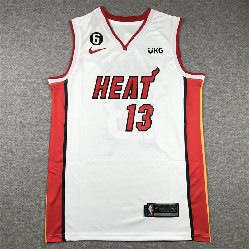 Men's Miami Heat Bam Adebayo White 2022/23 Swingman Jersey - Association Edition