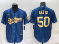 Men's Los Angeles Dodgers Mookie Betts Blue Player Jersey