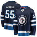 Men's Winnipeg Jets Mark Scheifele Fanatics Navy Home Breakaway Jersey