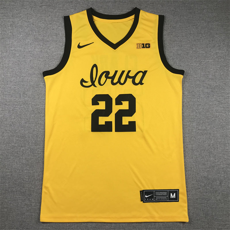 Men's Iowa Hawkeyes Caitlin Clark Yellow Replica Player Jersey