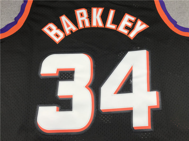 Men's Phoenix Suns Charles Barkley Black 1992-93 Swingman Jersey