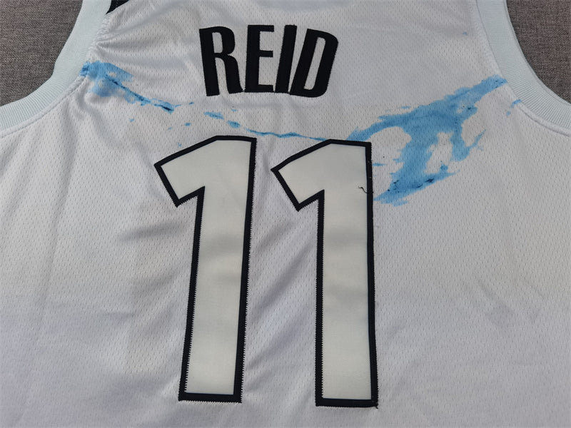 Men's Minnesota Timberwolves Naz Reid White 2024/25 Swingman Player Jersey - City Edition
