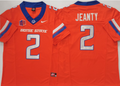 Men's Boise State Broncos Ashton Jeanty Orange Player Game Jersey