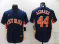 Men's Houston Astros Yordan Alvarez Navy Alternate Replica Player Name Jersey