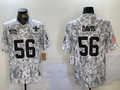 Men's New Orleans Saints Demario Davis Arctic Camo 2024 Salute to Service Limited Jersey