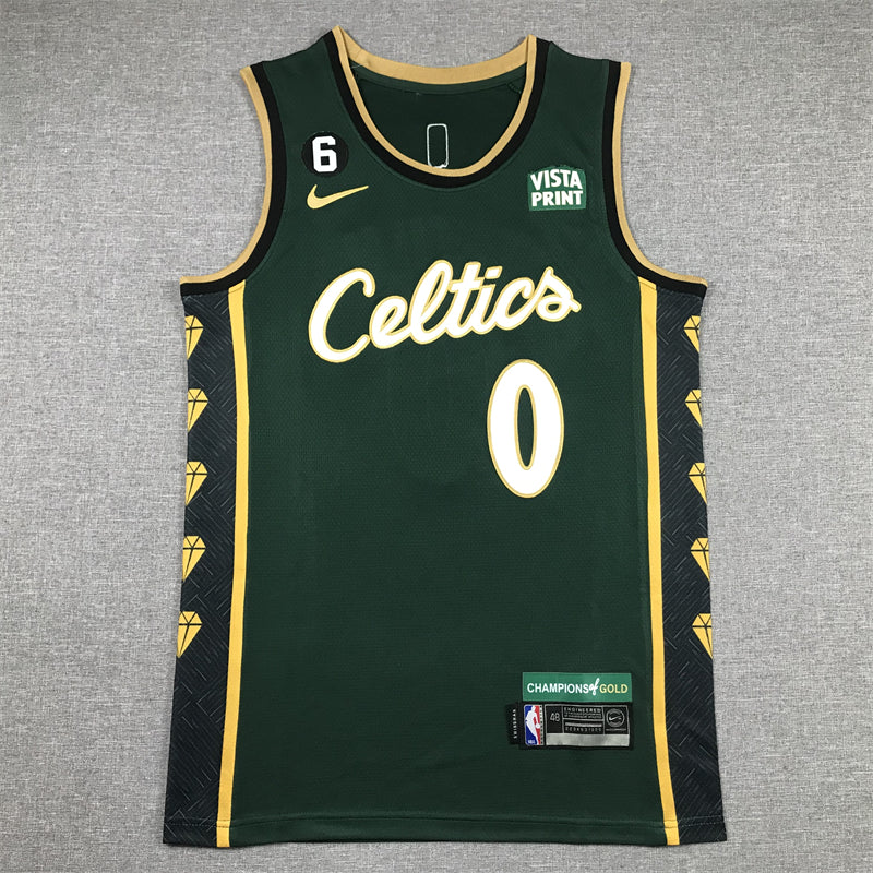 Men's Boston Celtics Jayson Tatum Green 2022/23 Swingman Jersey - City Edition