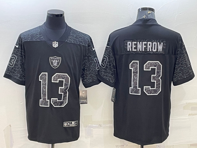Men's Las Vegas Raiders Hunter Renfrow Black Retired Player RFLCTV Limited Jersey