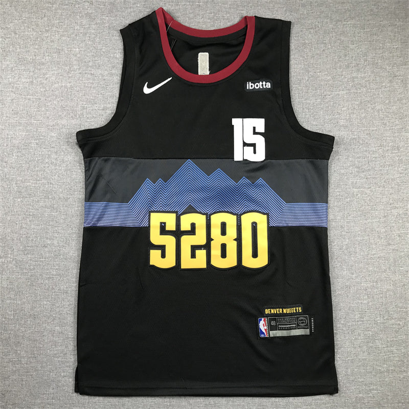 Men's Denver Nuggets Nikola Jokic Black 2023/24 Swingman Jersey - City Edition