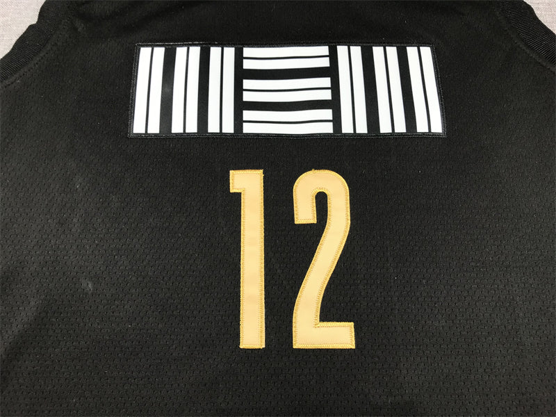 Men's Memphis Grizzlies Ja Morant Black 2023/24 Swingman Jersey - City Edition