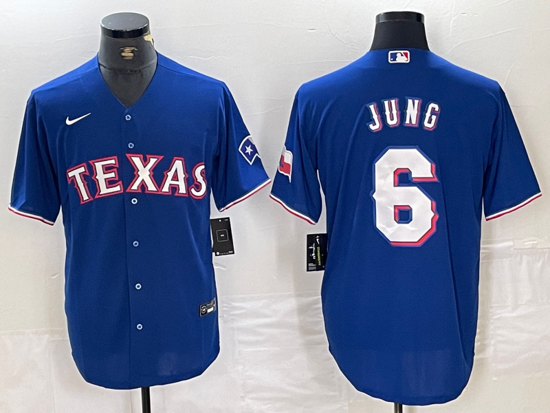 Men's Texas Rangers Josh Jung Royal Alternate Replica Player Jersey