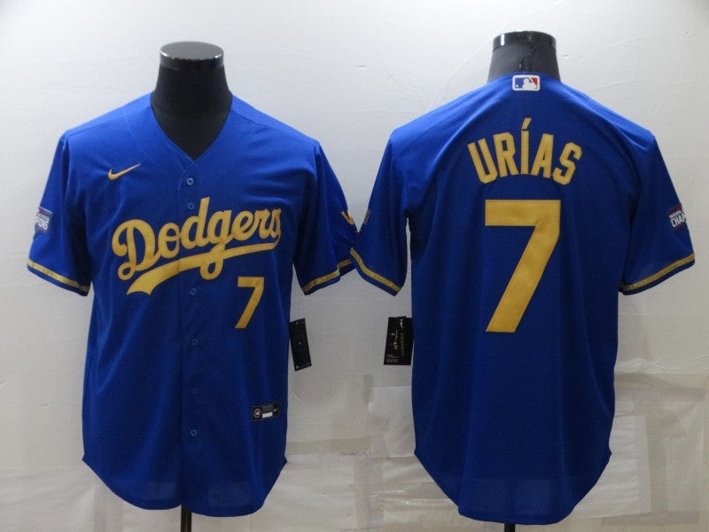 Men's Los Angeles Dodgers Julio Urias Blue Player Jersey