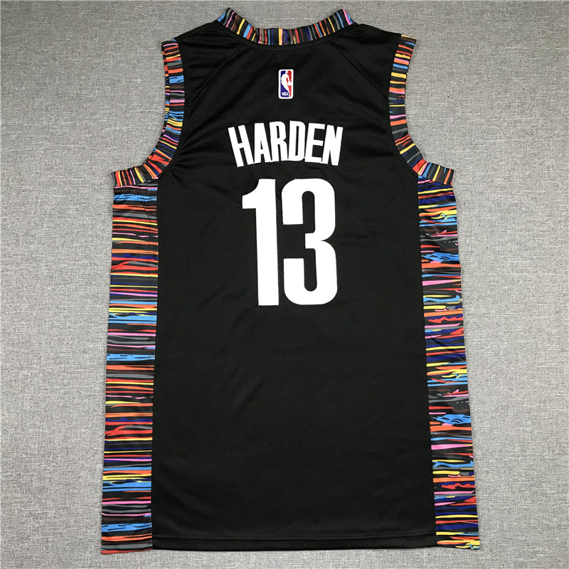 Men's Brooklyn Nets James Harden NBA Black Fashion Jersey - City Edition